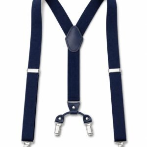 Bretelles Marine Cuir, Prince Galant