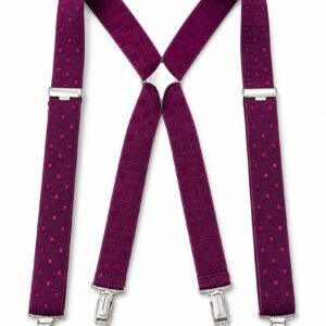 Bretelles Bordeaux Pois, Prince Galant