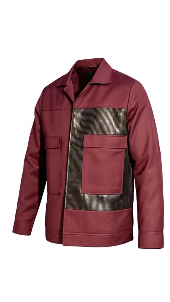 Jacket Bordeaux, vue tournante