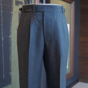 Flanelle Ardoise, pantalon Prince Galant