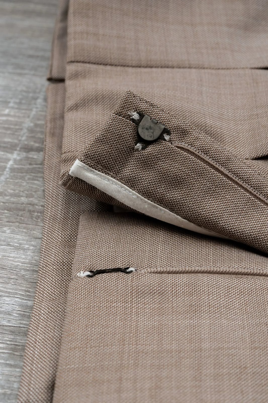 Birdseye Sable, pantalon Prince Galant