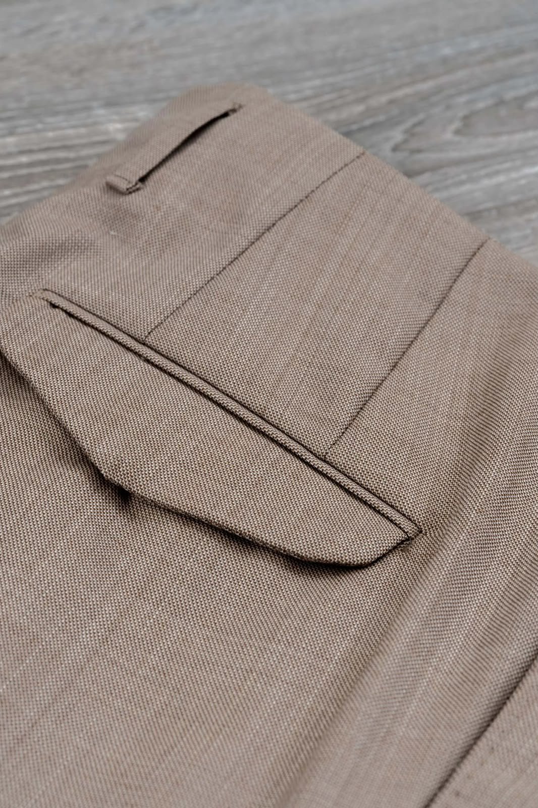 Birdseye Sable, pantalon Prince Galant