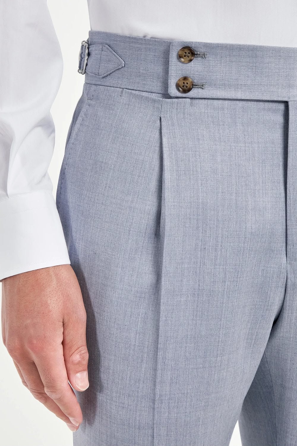 Bleu Perle, pantalon Prince Galant