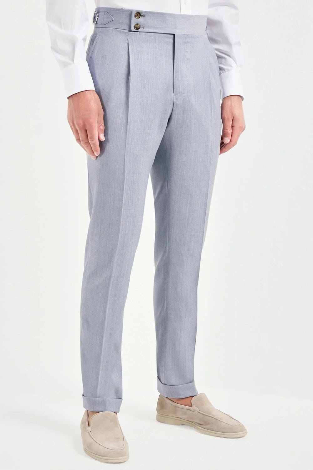 Bleu Perle, pantalon Prince Galant