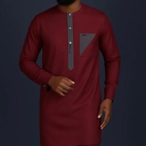 Tunique Bordeaux Plastron, Prince Galant